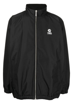 COUNTY OF MILAN logo-patch track jacket - Black