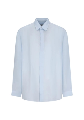 Lardini concealed-front shirt - Blue