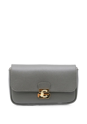 Coccinelle C-Me Lock grainy leather cross body bag - Green