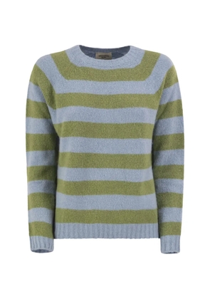 Weekend Max Mara striped brushed sweater - Blue