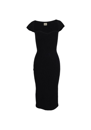 KHAITE Allegra sweetheart dress - Black