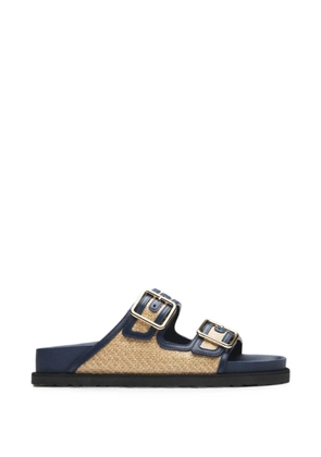 Birkenstock 1774 Arizona raffia sandals - Blue