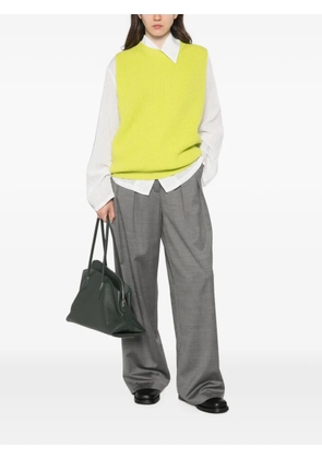 Liviana Conti ribbed-knit vest - Green