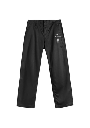 Nike x PEACEMINUSONE x KFA logo-embroidered trousers - Black