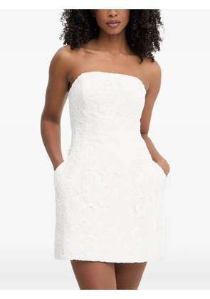 Bardot Karoline lace-overlay strapless mini dress - White