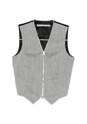 Alexander Wang tailored zipper vest - Grey