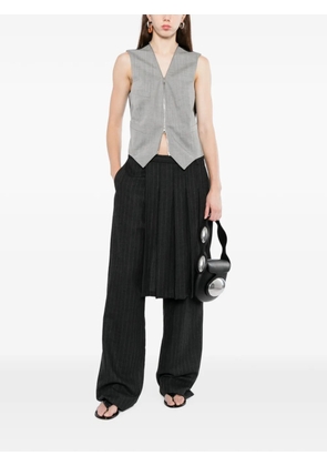 Alexander Wang tailored zipper vest - Grey