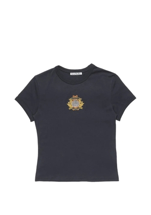 Acne Studios crest logo T-shirt - Blue