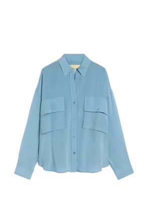 MOMONÌ Pitanga silk shirt - Blue