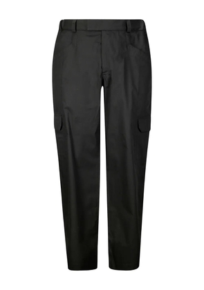 GR10K poplin cargo trousers - Black