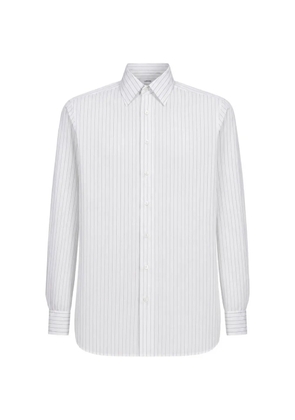 Lardini vertical-stripe shirt - White
