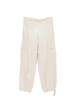 Liviana Conti drawstrings-hem trousers - Neutrals