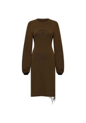 MM6 Maison Margiela knit midi dress - Brown