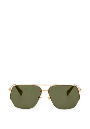 Jacquemus geometric-frame sunglasses - Gold