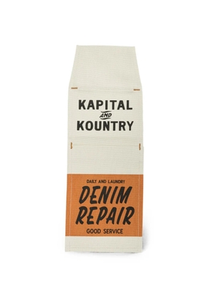 KAPITAL Canvas Pulp phone holder - Neutrals