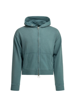 KAPITAL zip-up cotton hoodie - Blue
