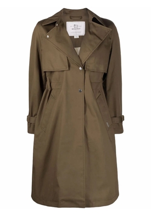 Woolrich Havice zip-front parka coat - Green