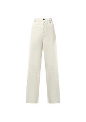 PINKO corduroy panelled trousers - Neutrals