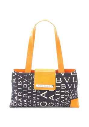 Bvlgari Pre-Owned 2000s Logomania tote bag - Black