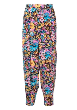 Stella McCartney Christelle floral-print tapered trousers - Blue