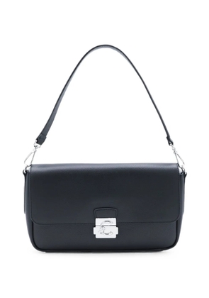 Coccinelle pebbled-leather shoulder bag - Black