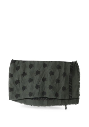 Versace Pre-Owned Medusa meander scarf - Grey