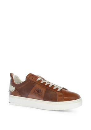 La Martina Cupsole leather sneakers - Brown