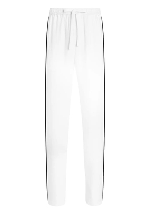 Dolce & Gabbana stripe-trim trousers - White