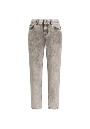 Dolce & Gabbana logo-plaque jeans - Grey
