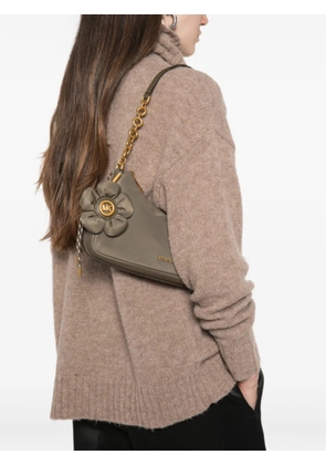 Michael Kors medium Nolita flower-appliqué shoulder bag - Green