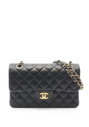 CHANEL Pre-Owned Double Flap matelassé leather cross body bag - Black