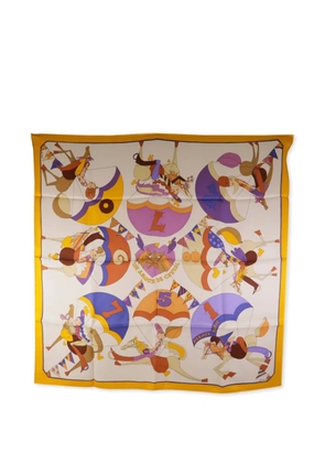 Hermès Pre-Owned Un Amour de Cheval silk scarf - Neutrals