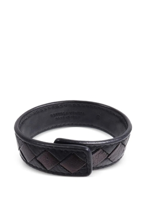 Bottega Veneta Pre-Owned Intrecciato leather bracelet - Black
