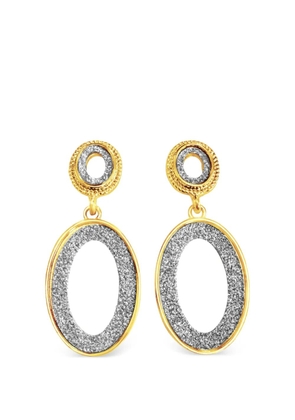 HZMER JEWELLERY Ananda drop earrings - Gold