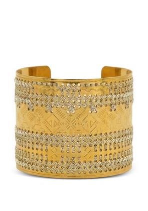 L'EIGHT STUDIO engraved wide bracelet - Gold