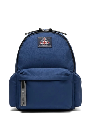 Vivienne Westwood Orb jacquard backpack - Blue