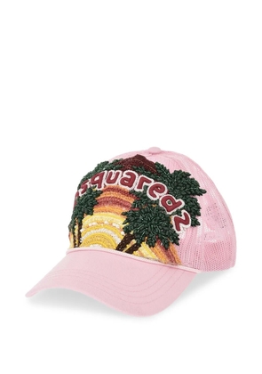 DSQUARED2 embellished baseball cap - Pink