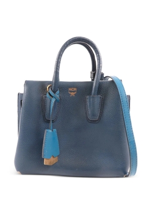 MCM Pre-Owned 2-way leather shoulder bag - Blue