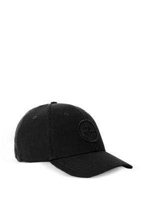 Stone Island logo-patch baseball cap - Black