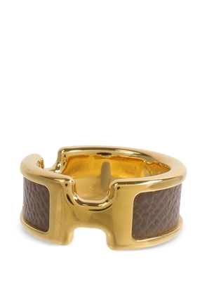 Hermès Pre-Owned Olympe leather ring - Gold