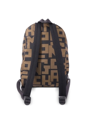Longchamp logo-print backpack - Brown