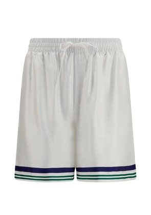 Casablanca Hotel Emblem shorts - White
