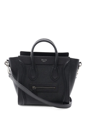 Celine Pre-Owned 2010s Luggage Nano shopper two-way handbag - Black