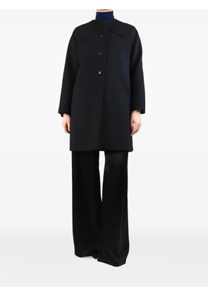 Balenciaga Pre-Owned button-up wool coat - Black