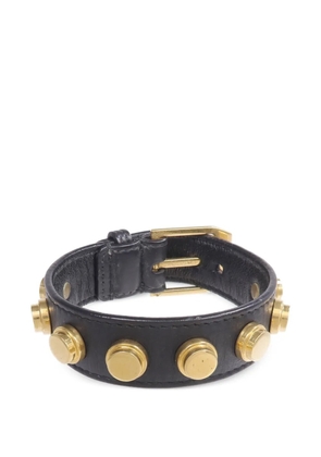 Saint Laurent Pre-Owned De Force studded bracelet - Gold