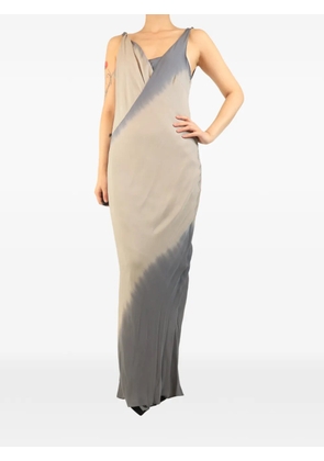 Amanda Wakeley ombre draped maxi dress - Neutrals