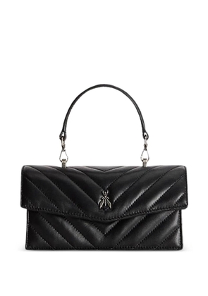 Patrizia Pepe Fly Bamby quilted shoulder bag - Black