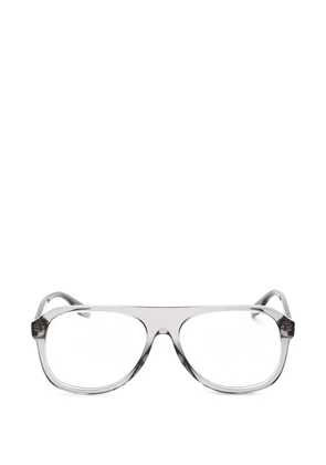 Marc Jacobs transparent pilot-frame glasses - Grey