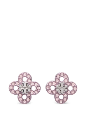 Tory Burch Forget Me Not Clover stud earrings - Silver