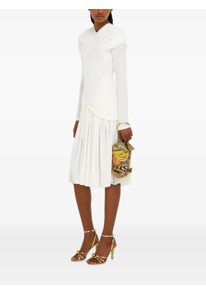 Ferragamo Gancini chain folded clutch - Yellow